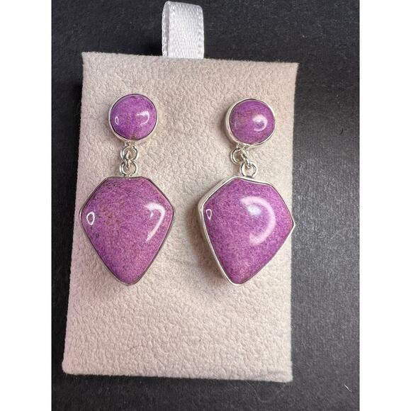 NEW Jay King stichtite sterling silver earrings - Picture 8 of 12